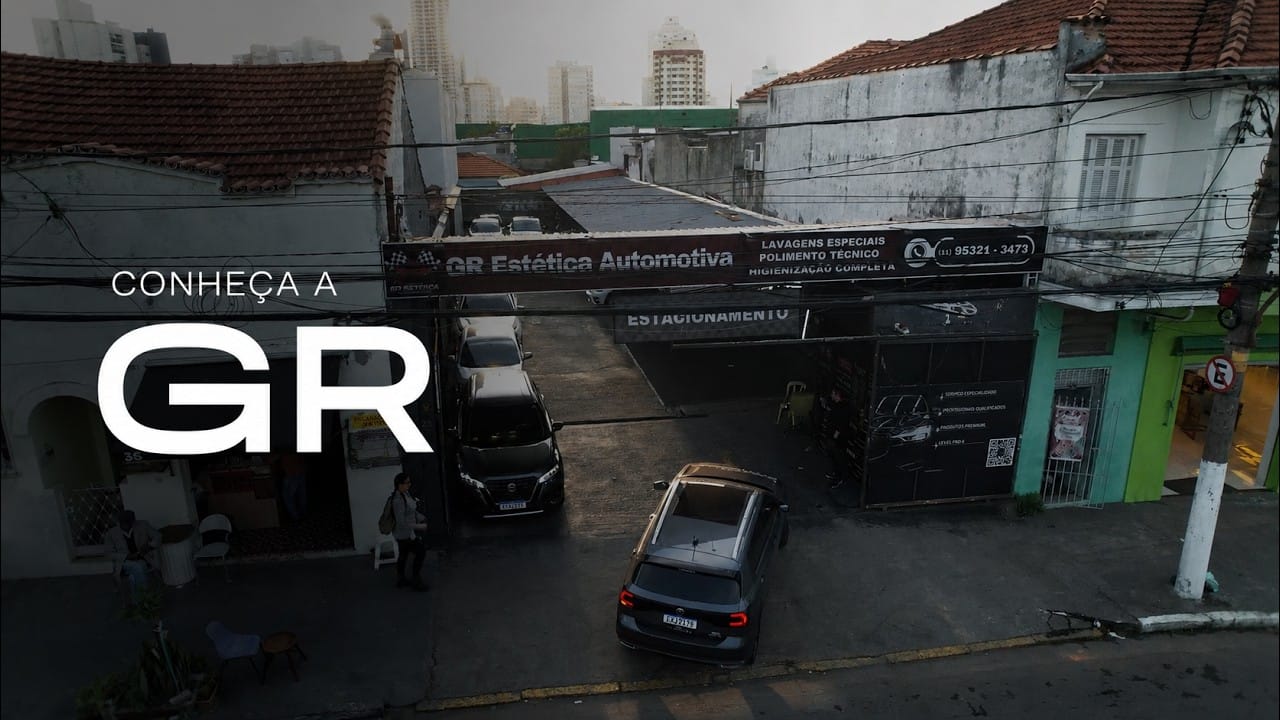 Thumbnail do vídeo de apresentação da GR Estética Automotiva